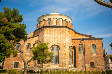 Church of St. Irene in the historical center of Istanbul.