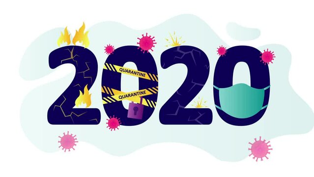 2020 year. Big numbers. Crazy, problem year. Global coronavirus pandemic, lockdown, fires, protests and others.
