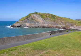 Captsone along the North Devon coastal Town in Ilfracombe, Devon, UK