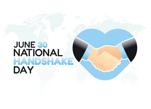 vector graphic of national handshake day good for national handshake day celebration. flat design. flyer design.flat illustration. - Powered by Adobe