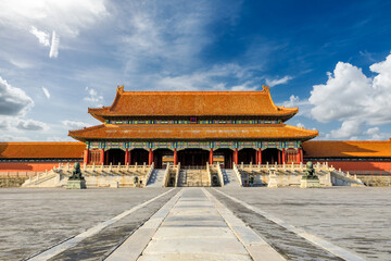 The Forbidden City in Beijing, China. 