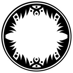 Obraz premium art circle frame 