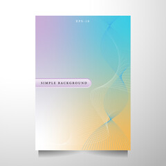 A4 Modern abstract cover design template vibrant vector image Cover design, business brochure set, flayer layout, magazine-vector illustration