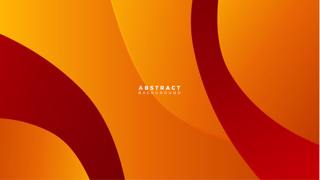 Modern red orange banner geometric shapes corporate abstract technology background. Vector abstract graphic design banner pattern presentation background web template.