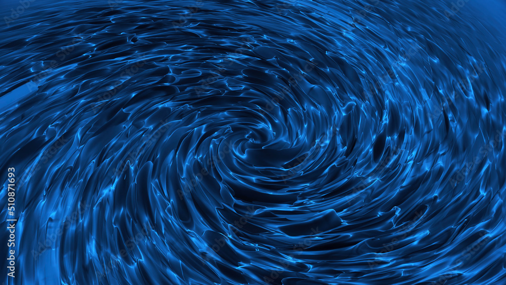 Poster colorful 3d abstract background with beautiful magic whirlpool. animation. abstract animation glossy
