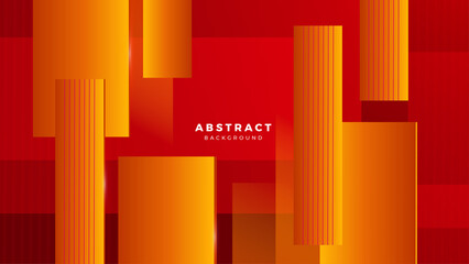 red orange abstract presentation background with stripes lines