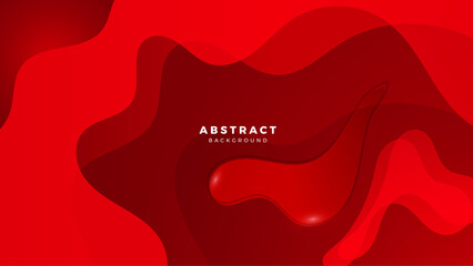 Modern red abstract presentation background