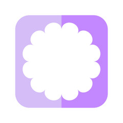 square colorful text box
