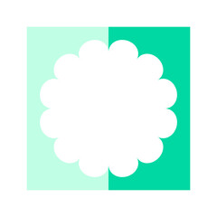 square colorful text box
