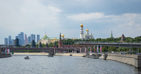 Obraz premium St. Basil's Cathedral. Temple on Red Square in Moscow.