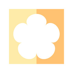 square colorful text box
