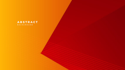 Modern red orange abstract presentation background with stripes lines