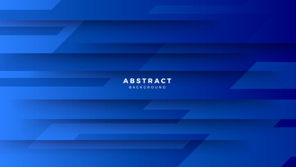 Dark blue banner geometric shapes abstract background geometry shine and layer element vector for presentation design. Suit for business, corporate, institution, party, seminar, and talks.