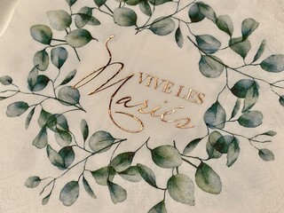 vive les mariés papier