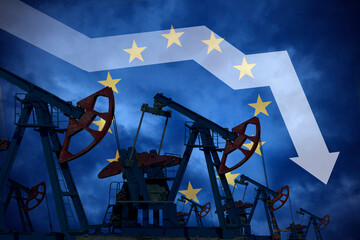 Decrease in oil production in Europe. Economic crisis, fuel default. Rejection of hydrocarbons. Oil...