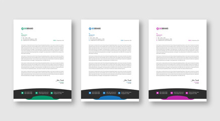 Letterhead Design Modern Business Letterhead Design Template