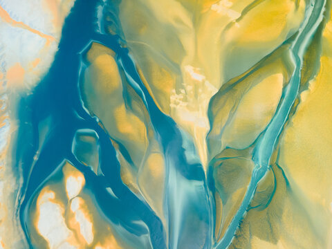 Abstract background with colorful stains