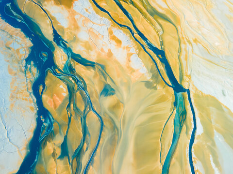 Abstract background with colorful stains