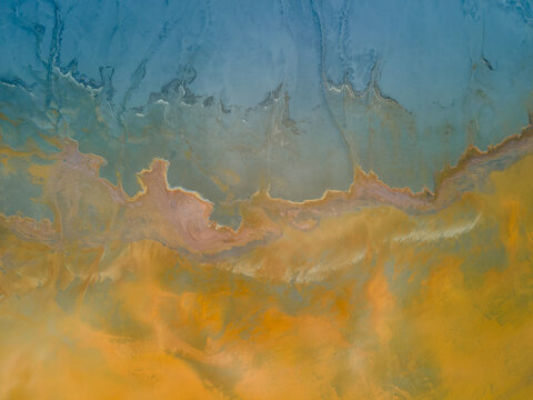 Abstract background with colorful stains