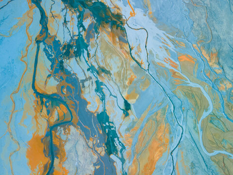 Abstract background with colorful stains