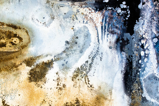 Abstract background with colorful stains