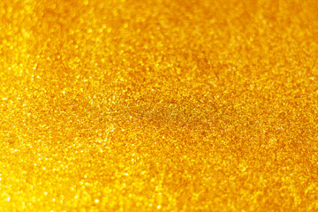 Golden sparkle glitter background gold bokeh texture