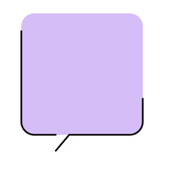 square speech balloon
