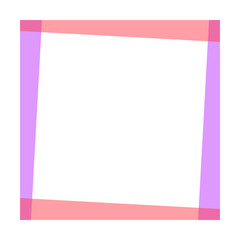 colorful square frame
