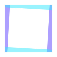 colorful square frame
