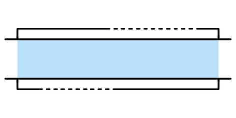 pastel rectangle frame
