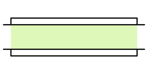 pastel rectangle frame
