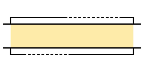 pastel rectangle frame
