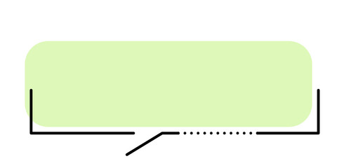 pastel speech bubble

