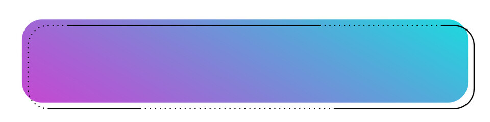 Obraz premium gradient minimal rectangle frame 