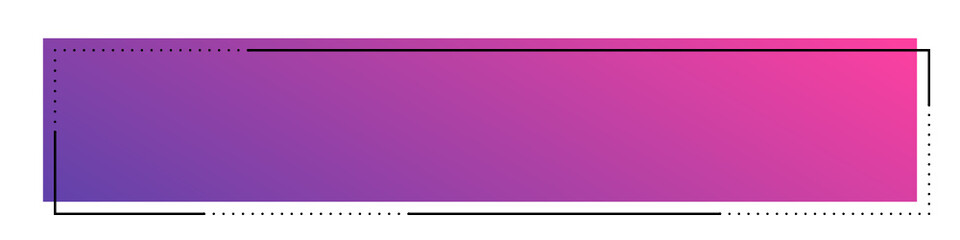 Obraz premium gradient minimal rectangle frame 