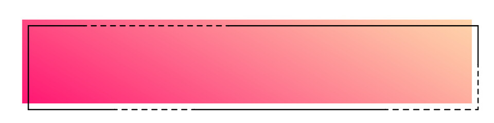 gradient minimal rectangle frame
