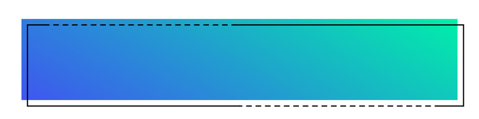 Obraz premium gradient minimal rectangle frame 