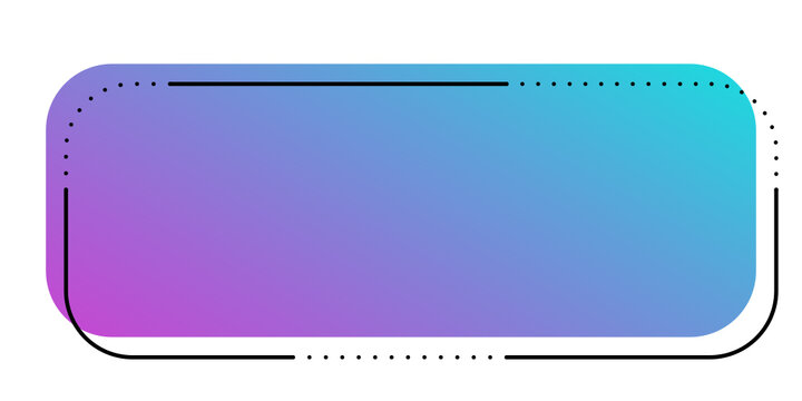 gradient minimal rectangle frame
