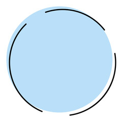 minimal circle frame
