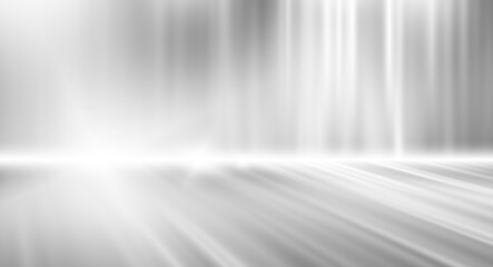 Obraz premium soft gray studio room background, grey floor backdrop with spotlight 