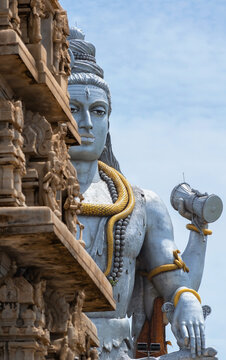 Statue of Lord shiva as seen in Murdeshwar