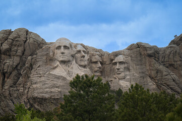 rocks in the mountains, Mount Rushmore