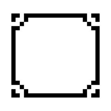Pixel Square Frame
