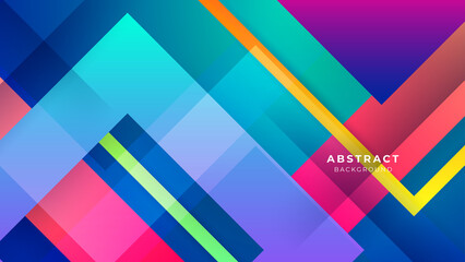 Minimal colorful banner geometric shapes abstract modern background design. Design for poster, template on web, backdrop, banner, brochure, website, flyer, landing page, presentation, and webinar