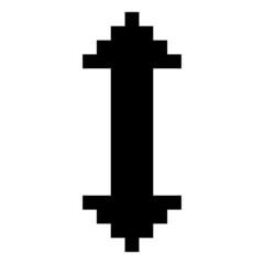 pixel arrow

