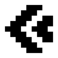 pixel arrow
