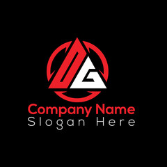Letter OG Logo Design