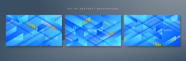 Fototapeta premium Abstract colorful blue orange yellow red background