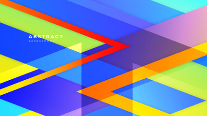 Abstract colorful blue orange yellow red background