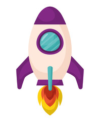 Fototapeta premium spaceship takeoff design